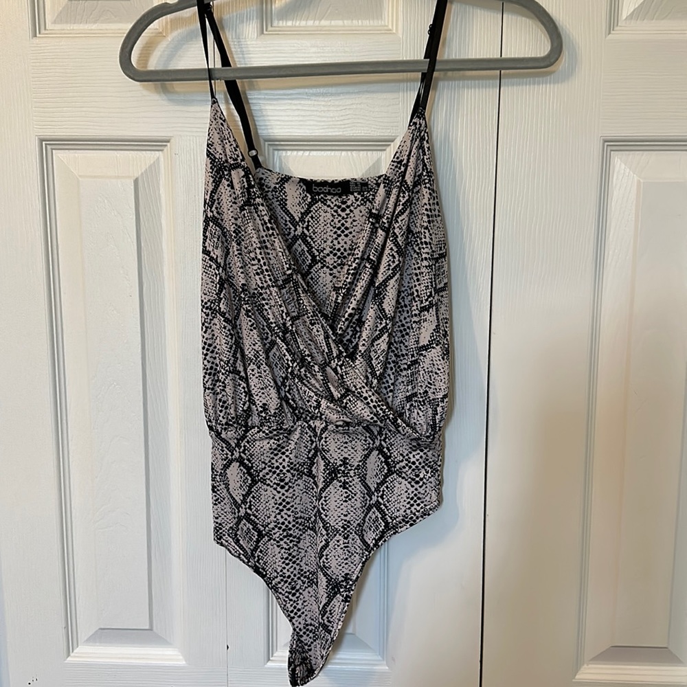 Snakeskin bodysuit